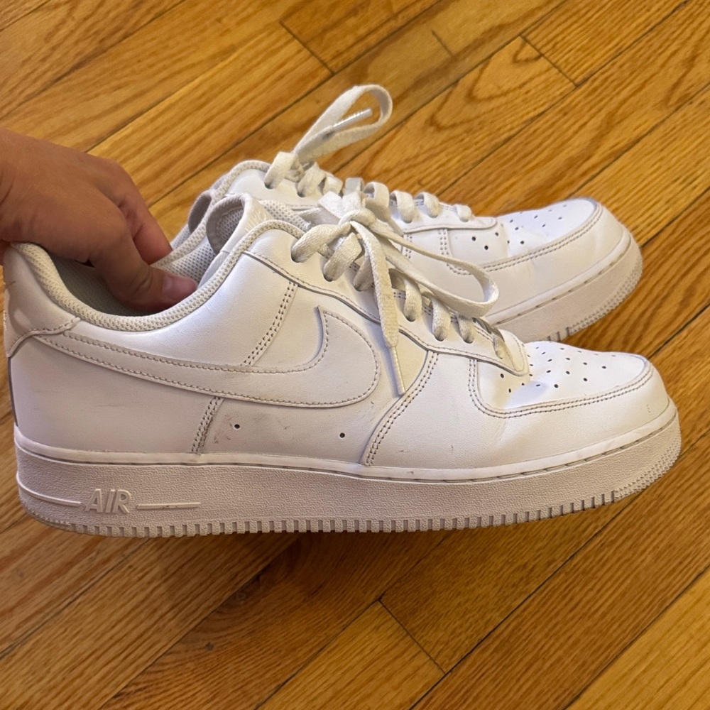 Nike White Low-Top Air Force 1 size 12